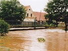 Rozvodnná Stnava u Broumova v ervenci 1997.