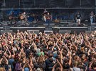 Kapela Fleret se Zuzanou ulákovou na metalovém festivalu Masters of Rock ve...