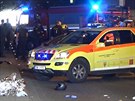 Nehoda motorkae v Tnovském tunelu v Praze