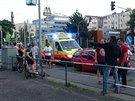 Opil mu vlezl do cizho auta a odjel, cestou srazil a vn zranil cyklistu...