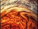 Velká rudá skvrna na Jupiteru