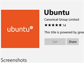 Ubuntu je ve Windows Store Ubuntu je ve Windows Store