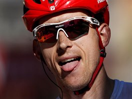 VTZ. Nizozemsk cyklista Bauke Mollema po patnct etap Tour de France.