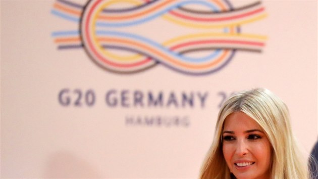Ivanka Trumpov na summitu G20. (8. 7. 2017)