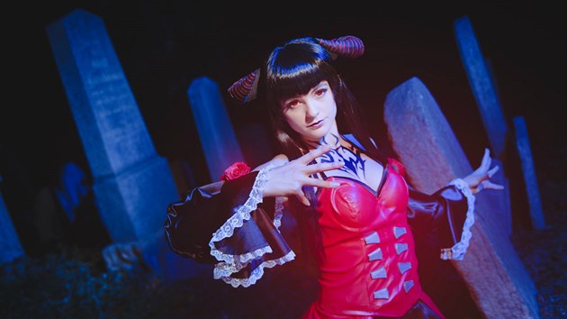 Fotky eského cosplaye upírky  Elizy v podání Tess in Cosplayworld.