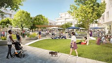 Návrh facebookové vesničky v Menlo Park. Návrh facebookové vesničky v Menlo Park.