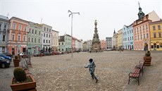 Náměstí Míru v Jindřichově Hradci. Náměstí Míru v Jindřichově Hradci.