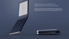 Koncept pasivního mobilního telefonu Halcyon Koncept pasivního mobilního telefonu Halcyon