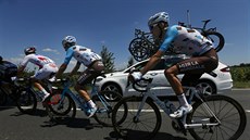 Momentka ze čtrnácté etapy Tour de France. Momentka ze čtrnácté etapy Tour de France.