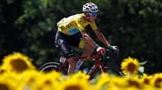 Fabio Aru bhem trnácté etapy Tour de France.