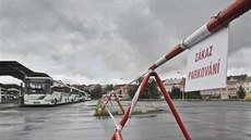 Omezení parkování autobusů na odstavné ploše u Centrálního autobusového nádraží... Omezení parkování autobusů na odstavné ploše u Centrálního autobusového nádraží...