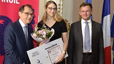 Studentka biofyziky olomoucké Univerzity Palackého Jaroslava Šeflová získala... Studentka biofyziky olomoucké Univerzity Palackého Jaroslava Šeflová získala...