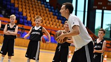 Ryan Richman na pražském basketbalovém kempu Tomáše Satoranského Ryan Richman na pražském basketbalovém kempu Tomáše Satoranského