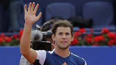 Dominic Thiem slaví skalp Andy Murrayho v semifinále turnaje v Barceloně. Dominic Thiem slaví skalp Andy Murrayho v semifinále turnaje v Barceloně.