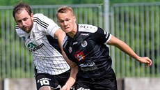 Momentka z přípravného duelu Hradec Králové (černá) vs. Ústí nad Orlicí Momentka z přípravného duelu Hradec Králové (černá) vs. Ústí nad Orlicí