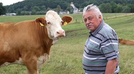 Chovatel lechtných plemen skotu Manfred Reinold ze Staré ervené Vody na...