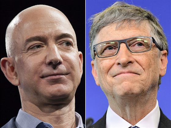 Jeff Bezos a Bill Gates