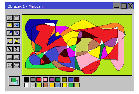 Malování (ilustraní snímek vytvoený v Malování)