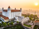 Bratislavský hrad je po právu hlavní dominantou.