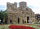 Pohled na kostel Krista Pantokratora, který je zejm tím nejfotografovanjím...