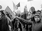 Fotografie z oslav 1. máje od Karla Cudlína Fotografie z oslav 1. máje od Karla Cudlína