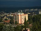 Ranní slunce nad Českými Budějovicemi Ranní slunce nad Českými Budějovicemi