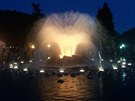 Večerní Zpívající fontána za doprovodu hudby Petra Hapky Večerní Zpívající fontána za doprovodu hudby Petra Hapky