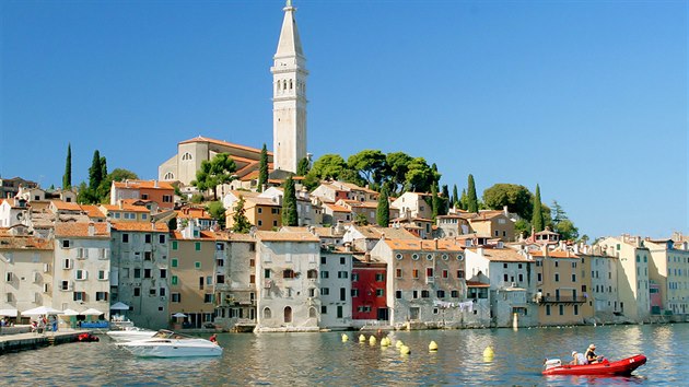 Jeden z nejkrásnějších pohledů na Rovinj Jeden z nejkrásnějších pohledů na Rovinj