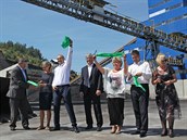 Separační komplex pro zpracování těžebního odpadu, odvalu Heřmanice. Halda se... Separační komplex pro zpracování těžebního odpadu, odvalu Heřmanice. Halda se...