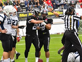 Finle ligy americkho fotbalu: Prague Black Panthers - Ostrava Steelers v...