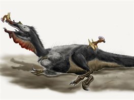 Moderní rekonstrukce druhu Baryonyx walkeri, evropského zástupce čeledi...