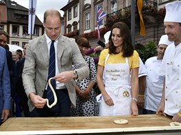 Princ William se v Heidelbergu pokusil udlat preclík.