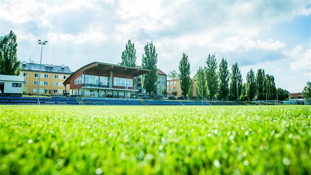 V CENTRU MSTA. Fotbalist Tborska budou hrt druhou ligu na stadionu v Kvapilov ulici, kter prochz rekonstrukc.