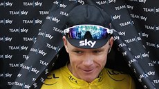 Chris Froome tsn ped startem 19. etapy Tour.