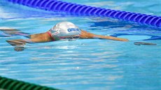 eská plavkyn Martina Moravíková pi rozplavb na 100 metr prsa na MS v...