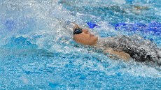 Česká znakařka Simona Baumrtová ve finále závodu na 100 metrů na MS v Budapešti. Česká znakařka Simona Baumrtová ve finále závodu na 100 metrů na MS v Budapešti.