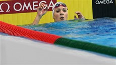 Lucie Svěcená v rozplavbě na 50 metrů motýlek. Lucie Svěcená v rozplavbě na 50 metrů motýlek.