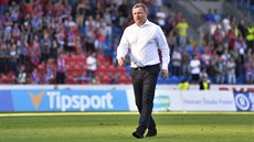 Hlavní trenér Viktorie Plze Pavel Vrba po vítzství nad Duklou Praha.