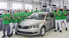 Automobilka koda Auto 27. ervence oficiáln zahájila výrobu modelu Octavia ve...