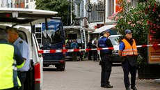 Švýcarská policie uzavřela centrum města Schaffhausen poté, co v něm zaútočil... Švýcarská policie uzavřela centrum města Schaffhausen poté, co v něm zaútočil...