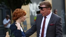 Vica Kerekes a Michal Dlouhý v seriálu Kapitán Exner Vica Kerekes a Michal Dlouhý v seriálu Kapitán Exner