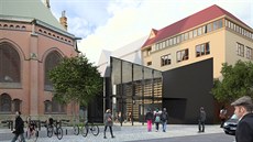 Návrh proměny červeného kostela od architekta Miroslava Pospíšila Návrh proměny červeného kostela od architekta Miroslava Pospíšila