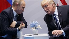 Vladimir Putin a Donald Trump zahájili první spolené jednání, a to pi...