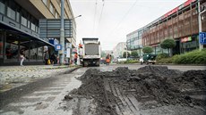 Dopravu v centru Zlína komplikuje oprava Dlouhé ulice.