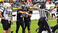 Finále ligy amerického fotbalu: Prague Black Panthers - Ostrava Steelers v... Finále ligy amerického fotbalu: Prague Black Panthers - Ostrava Steelers v...