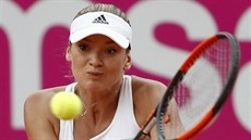 Tereza Martincová na turnaji v Gstaadu Tereza Martincová na turnaji v Gstaadu