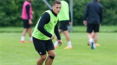 Tomáš Holeš na jabloneckém tréninku Tomáš Holeš na jabloneckém tréninku
