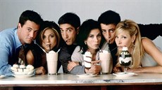 Matthew Perry, Jennifer Anistonová, David Schwimmer, Courteney Coxová, Matt...