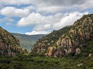 Skalnatý jihoafrický venkov