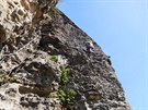 Via ferrata na Pastýské stn v Dín